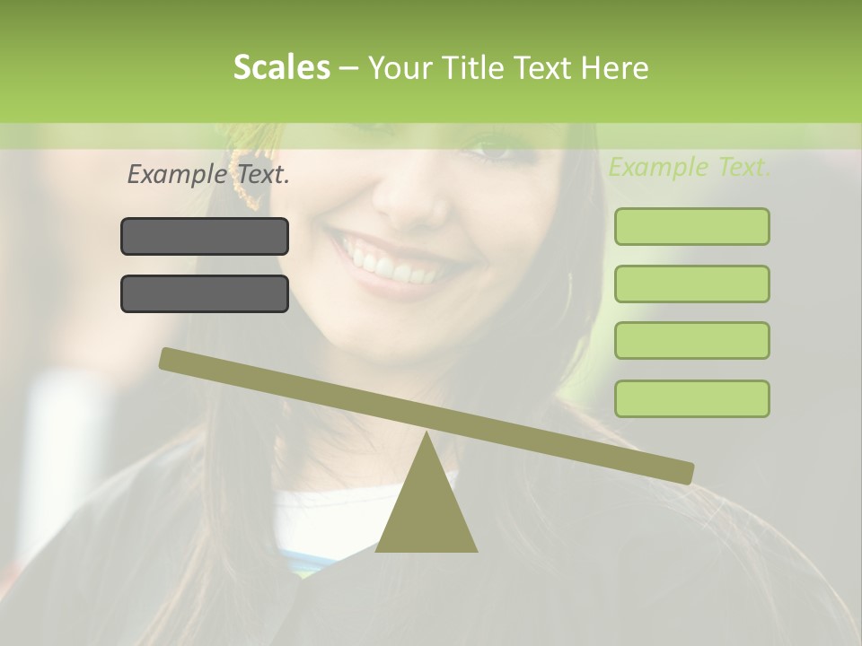 Columns Grass Chain PowerPoint Template