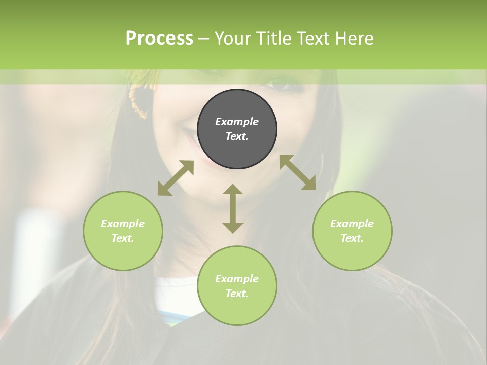 Columns Grass Chain PowerPoint Template