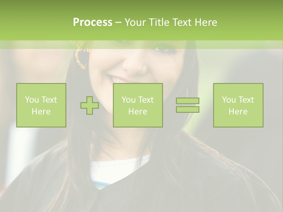 Columns Grass Chain PowerPoint Template
