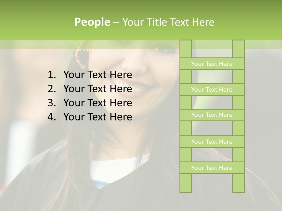 Columns Grass Chain PowerPoint Template
