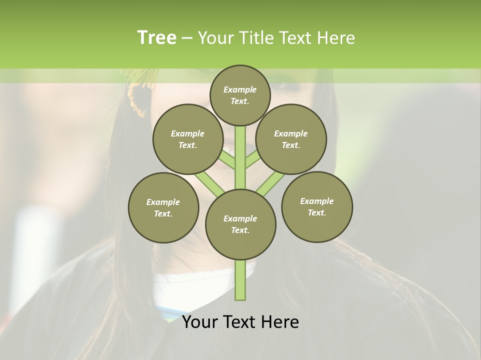 Columns Grass Chain PowerPoint Template