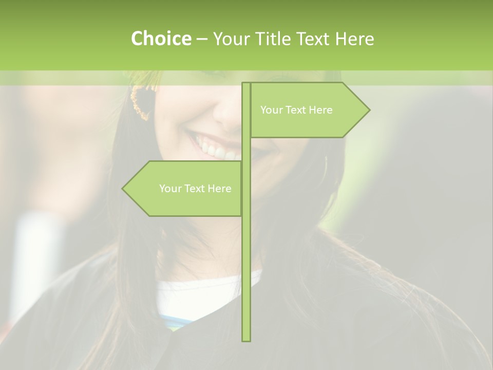 Columns Grass Chain PowerPoint Template