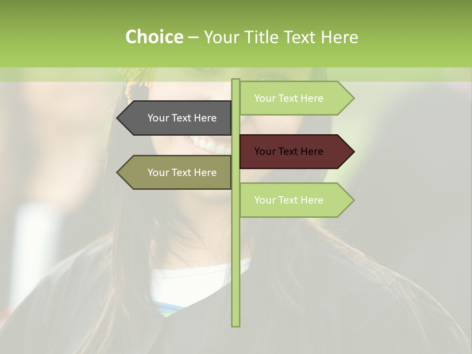 Columns Grass Chain PowerPoint Template
