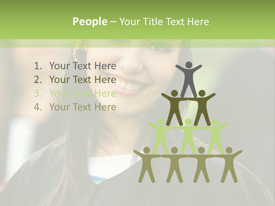 Columns Grass Chain PowerPoint Template