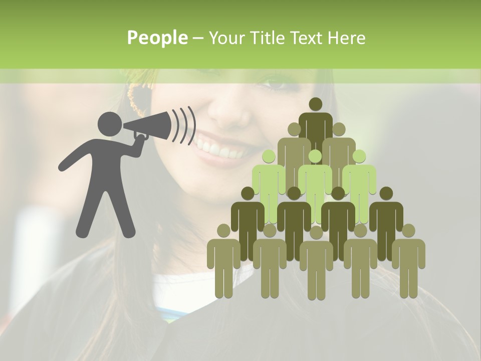 Columns Grass Chain PowerPoint Template