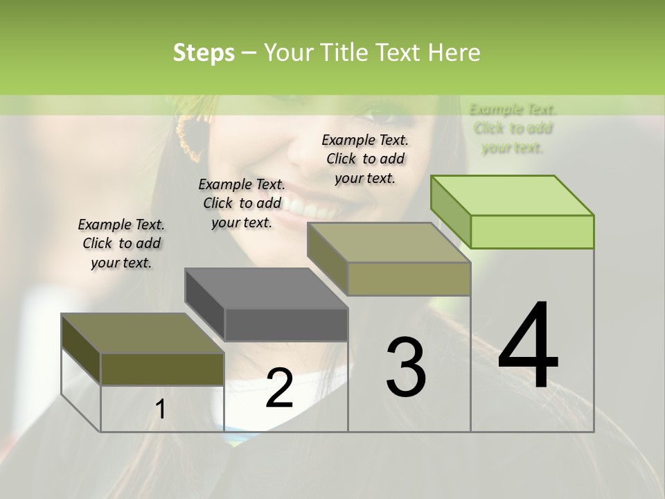 Columns Grass Chain PowerPoint Template