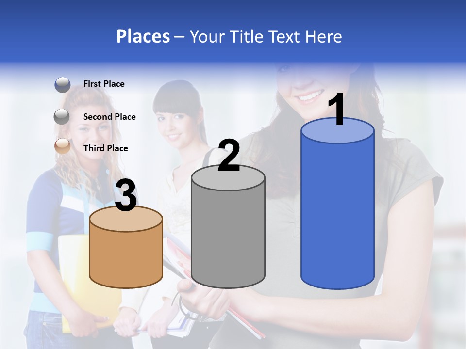 Adolescent Girlfriends Casual PowerPoint Template