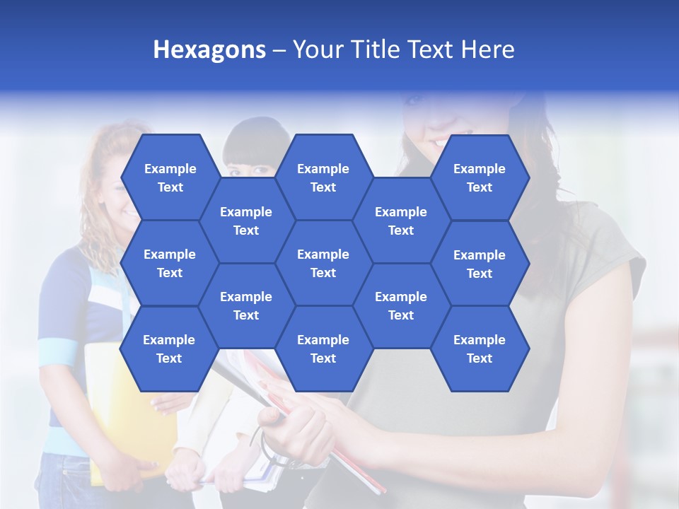 Adolescent Girlfriends Casual PowerPoint Template