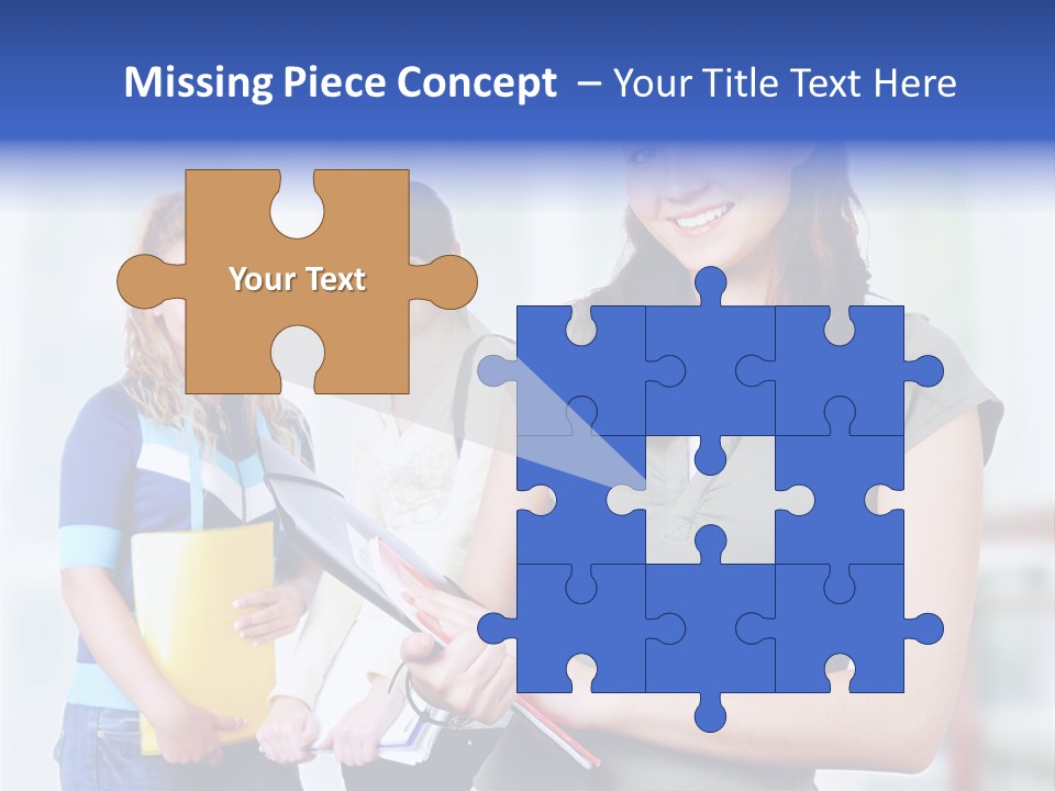 Adolescent Girlfriends Casual PowerPoint Template