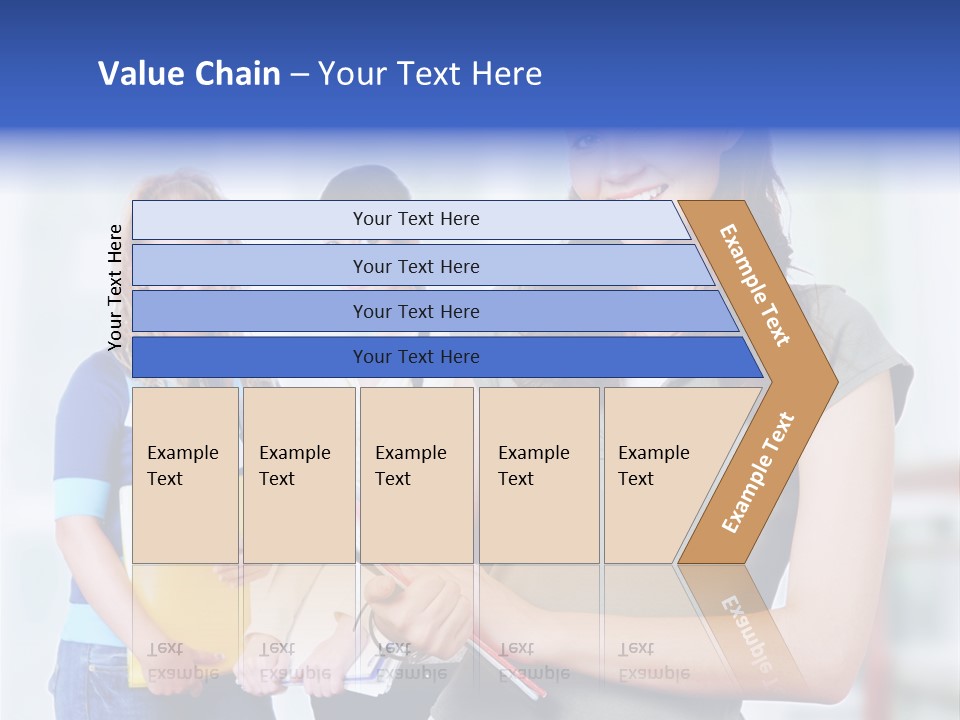 Adolescent Girlfriends Casual PowerPoint Template