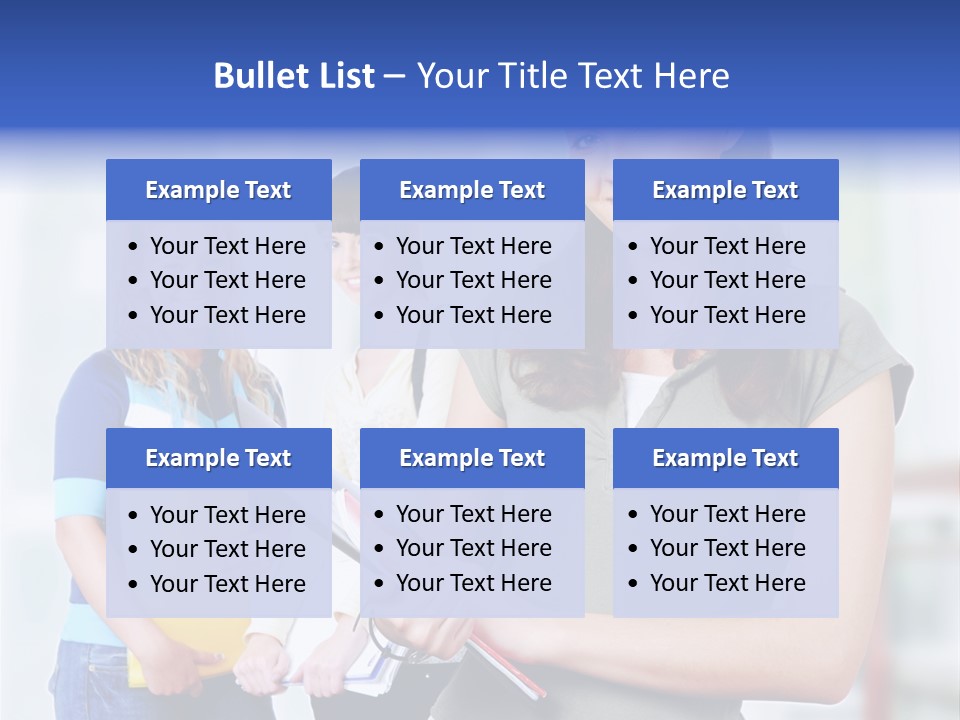 Adolescent Girlfriends Casual PowerPoint Template