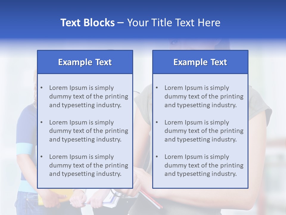 Adolescent Girlfriends Casual PowerPoint Template