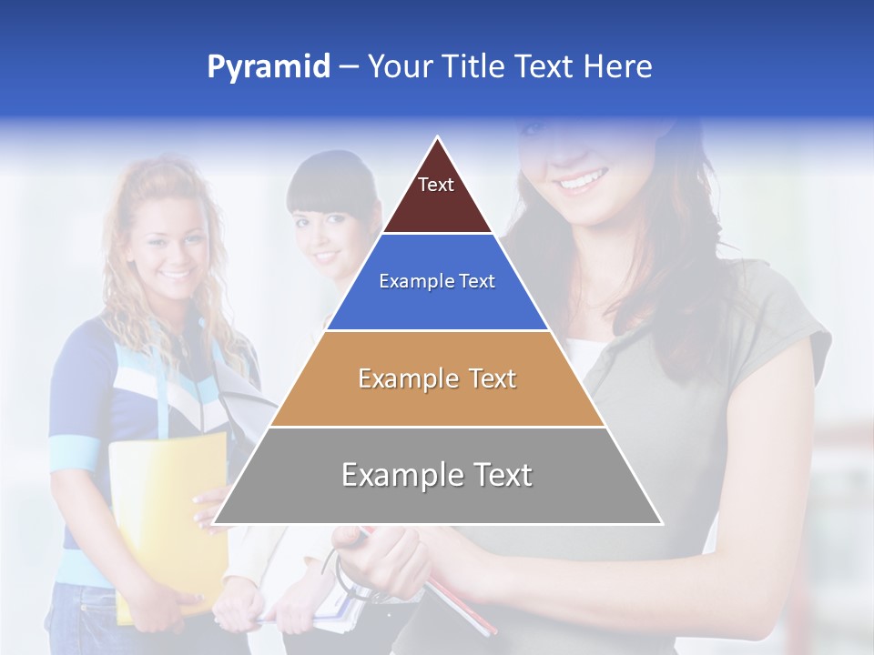 Adolescent Girlfriends Casual PowerPoint Template