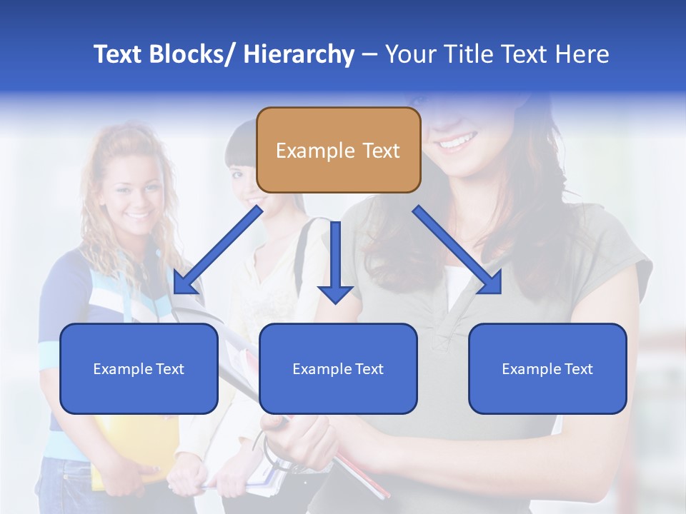 Adolescent Girlfriends Casual PowerPoint Template