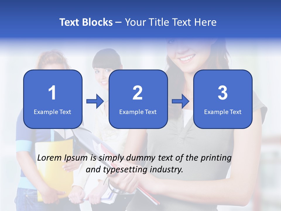 Adolescent Girlfriends Casual PowerPoint Template