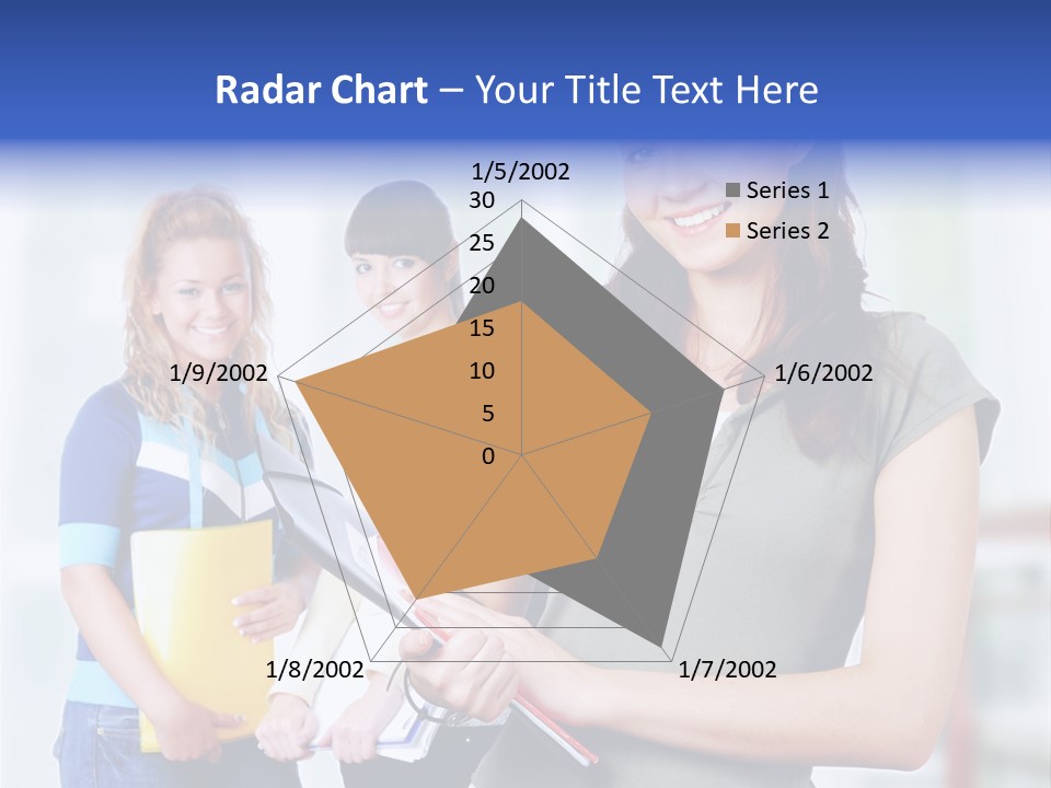 Adolescent Girlfriends Casual PowerPoint Template