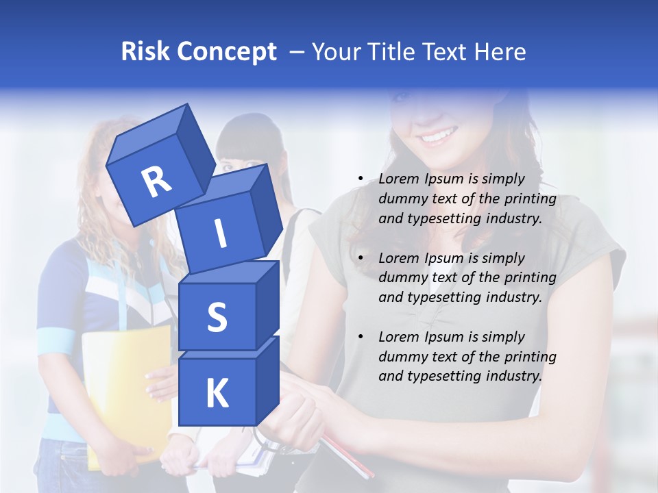 Adolescent Girlfriends Casual PowerPoint Template