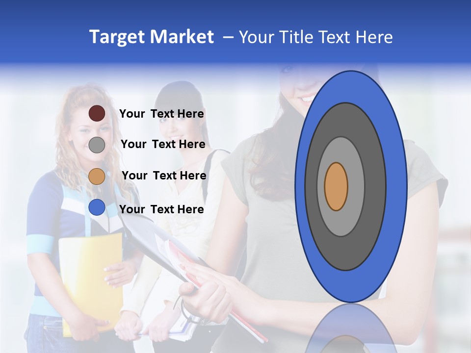 Adolescent Girlfriends Casual PowerPoint Template