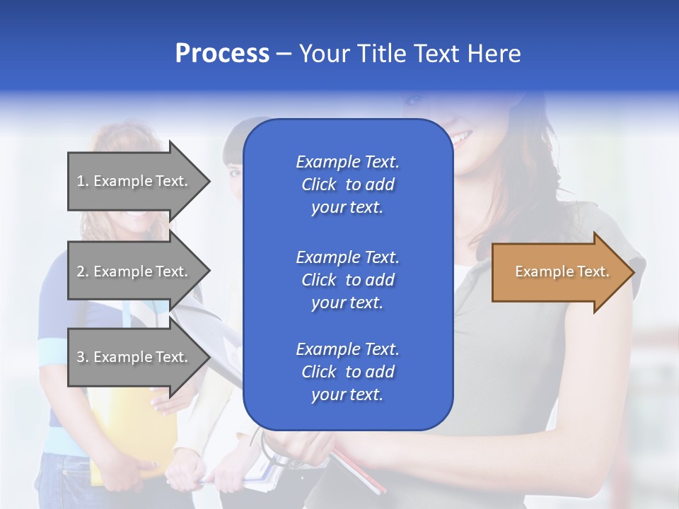 Adolescent Girlfriends Casual PowerPoint Template