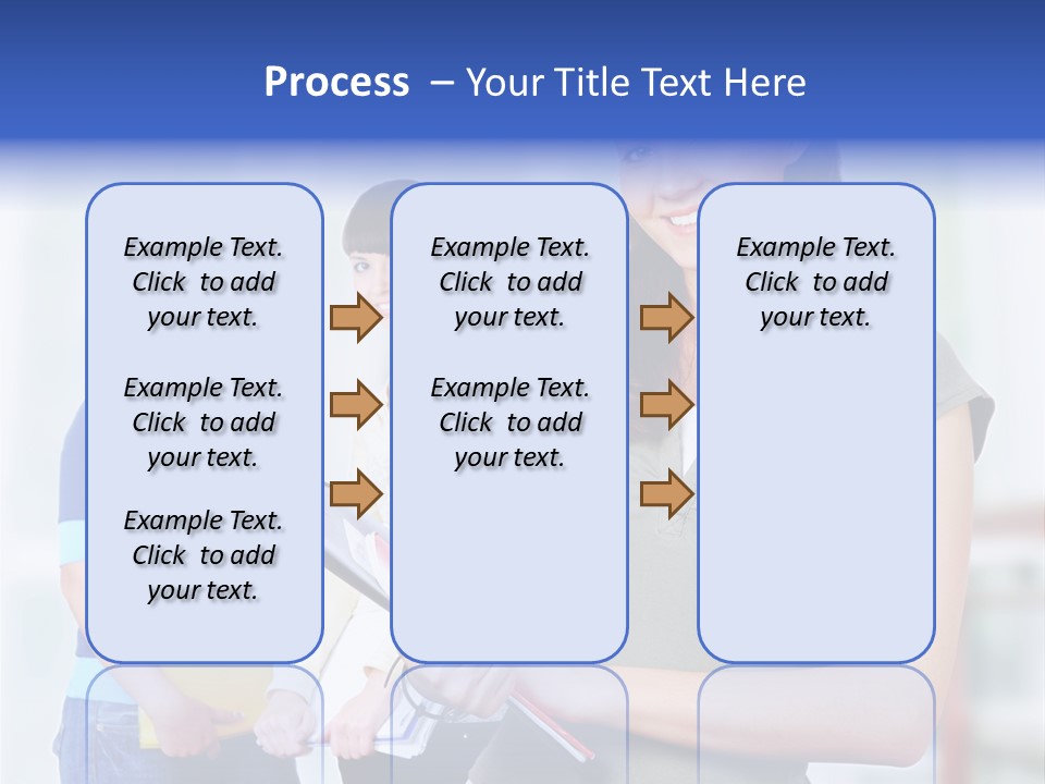 Adolescent Girlfriends Casual PowerPoint Template