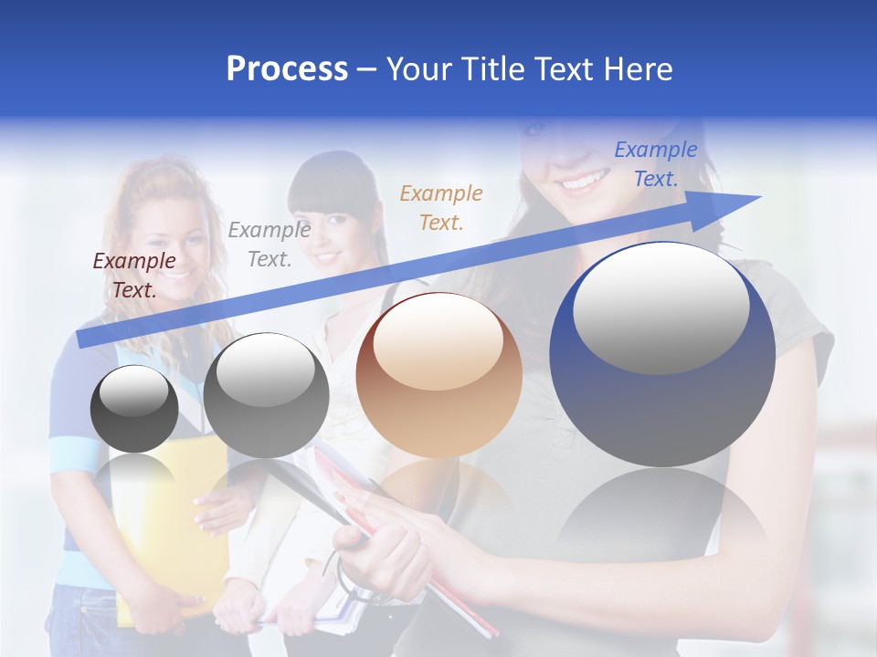 Adolescent Girlfriends Casual PowerPoint Template