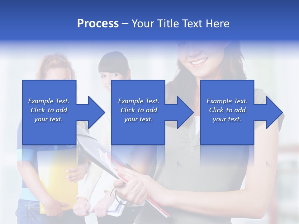 Adolescent Girlfriends Casual PowerPoint Template