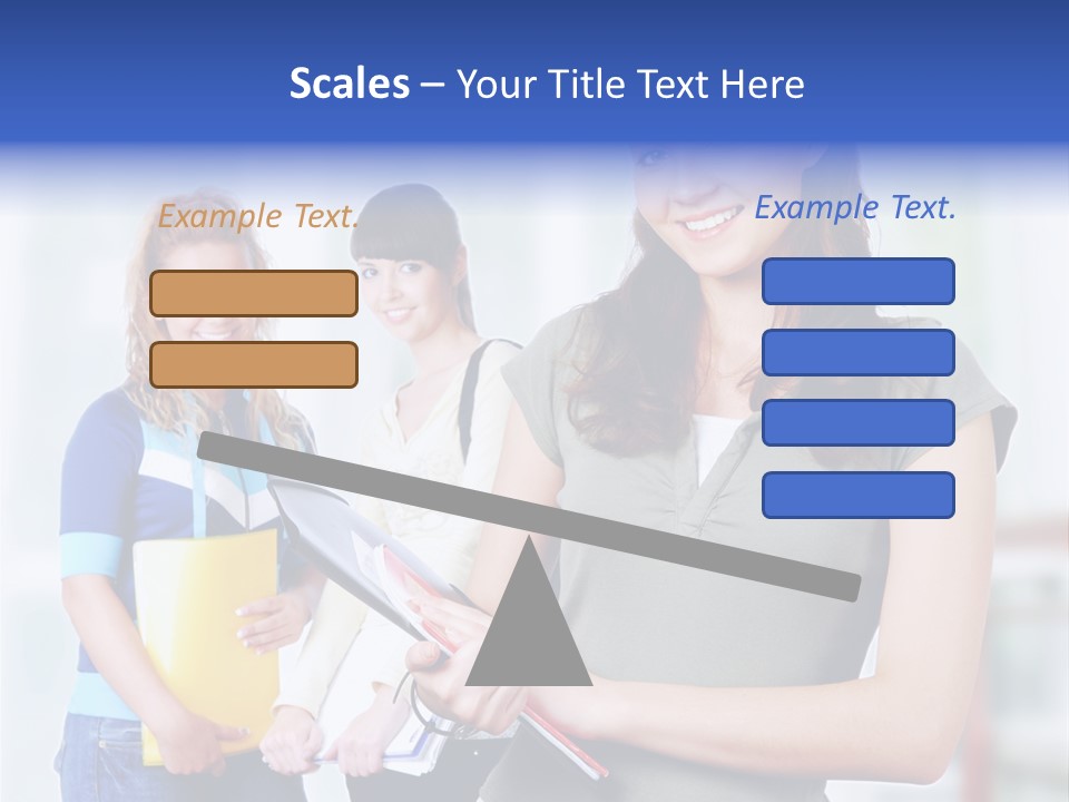 Adolescent Girlfriends Casual PowerPoint Template