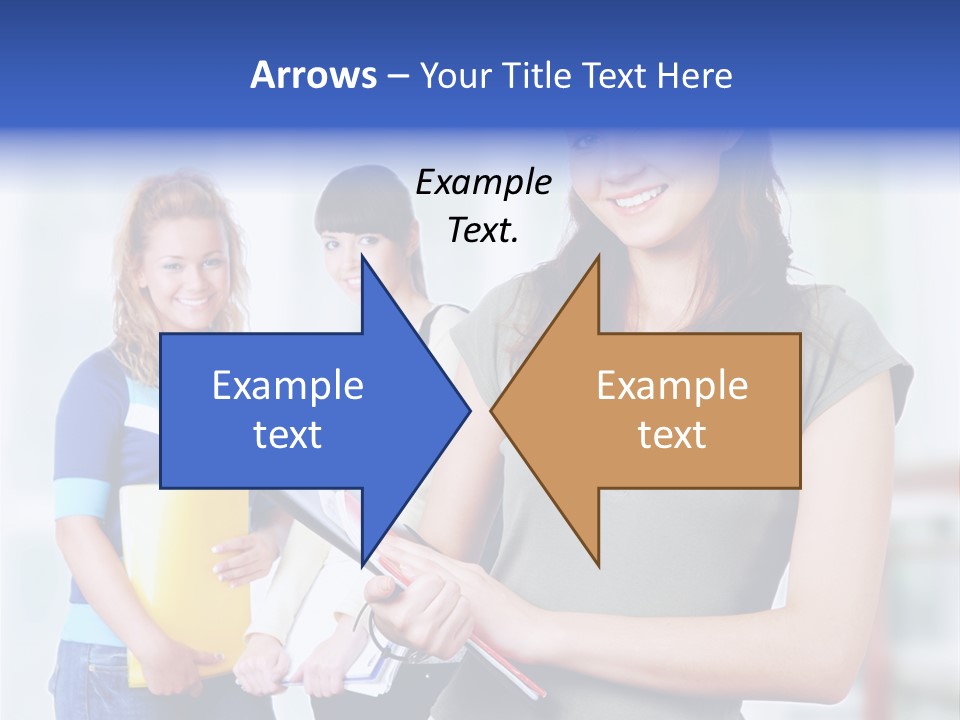 Adolescent Girlfriends Casual PowerPoint Template