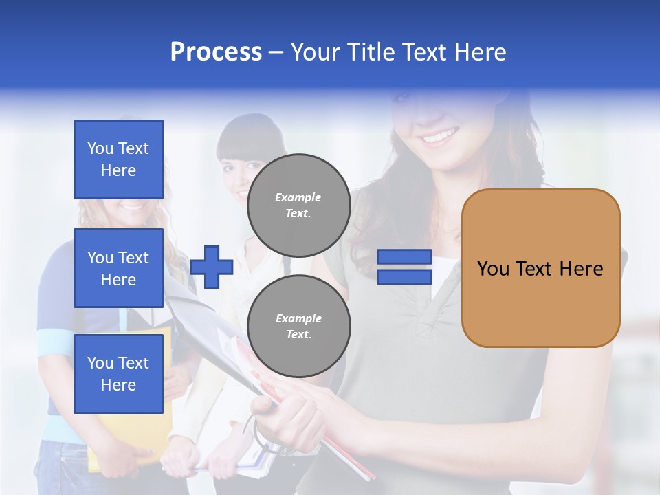 Adolescent Girlfriends Casual PowerPoint Template