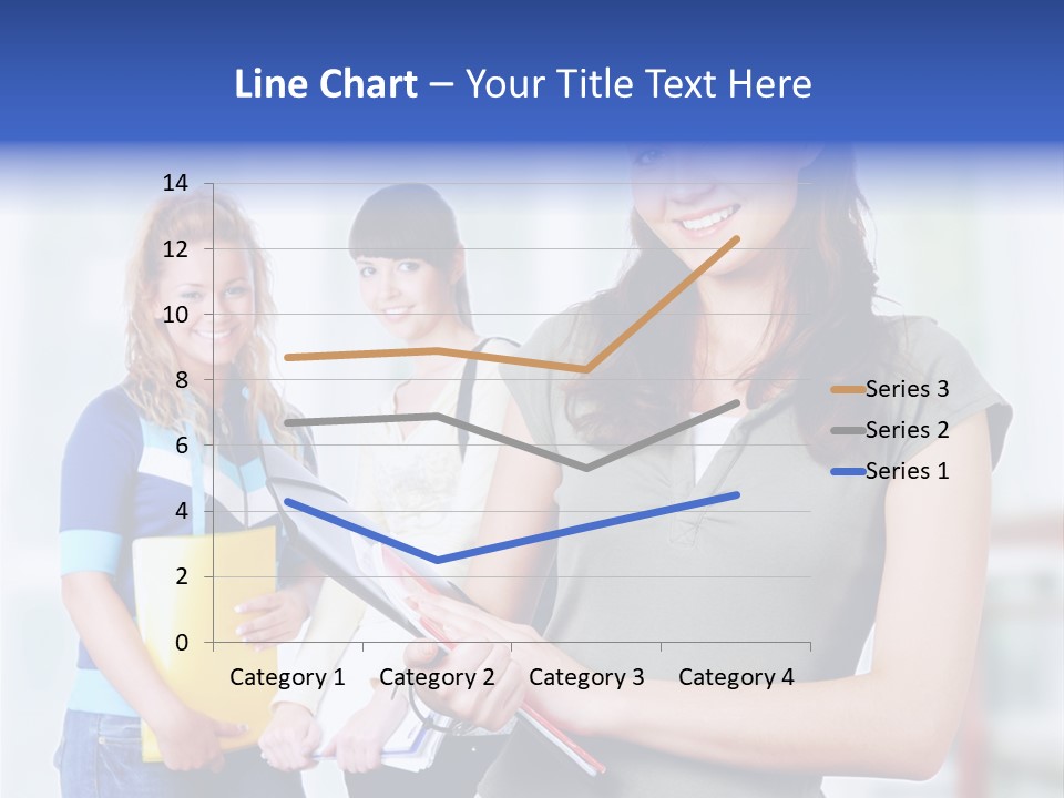 Adolescent Girlfriends Casual PowerPoint Template