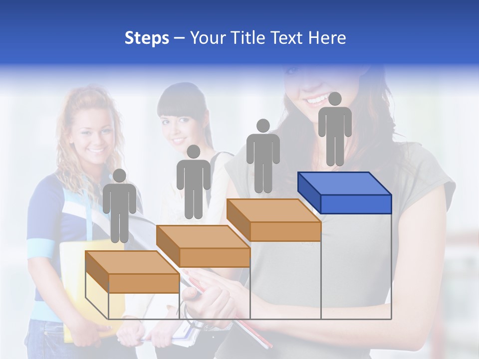 Adolescent Girlfriends Casual PowerPoint Template