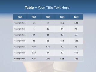 Two Ice Cream Cones On A Blue Background PowerPoint Template