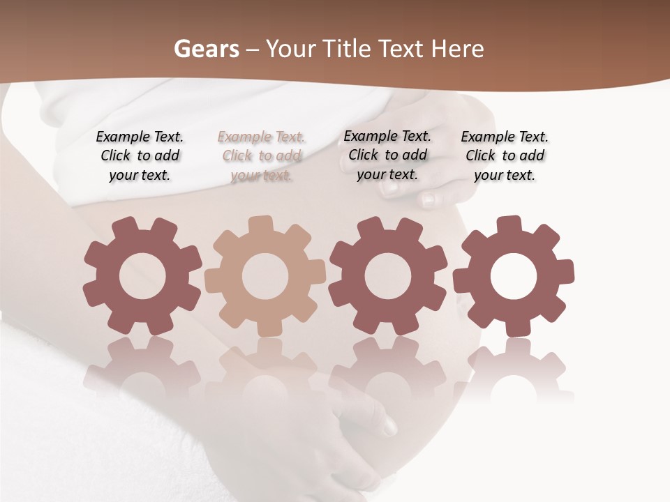 Hoping Body Belly PowerPoint Template