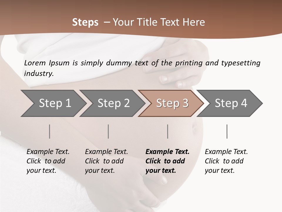 Hoping Body Belly PowerPoint Template