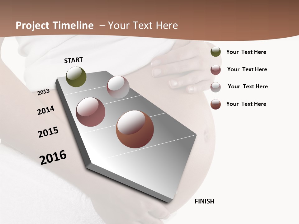 Hoping Body Belly PowerPoint Template