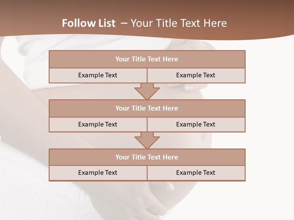 Hoping Body Belly PowerPoint Template