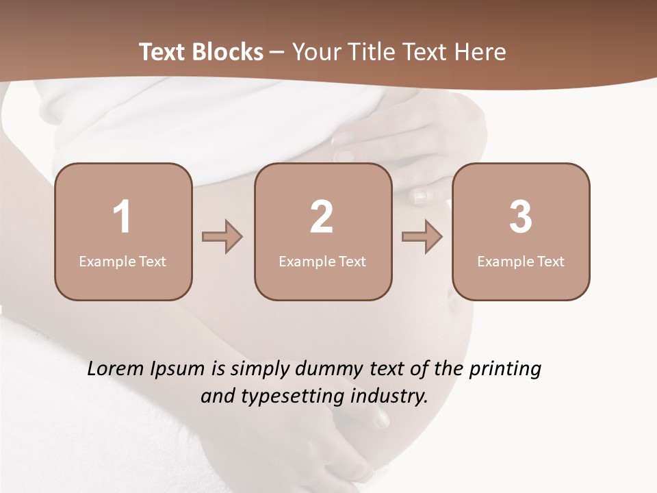 Hoping Body Belly PowerPoint Template