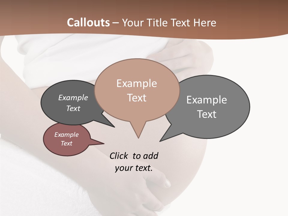 Hoping Body Belly PowerPoint Template