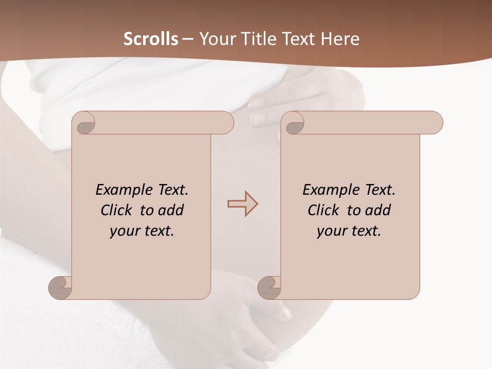 Hoping Body Belly PowerPoint Template