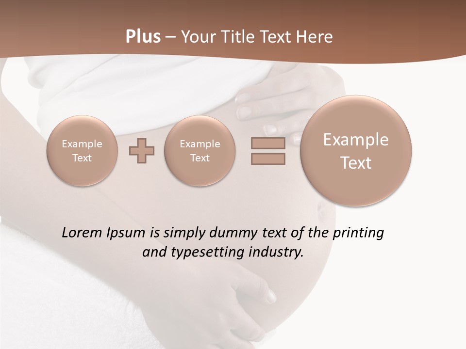 Hoping Body Belly PowerPoint Template