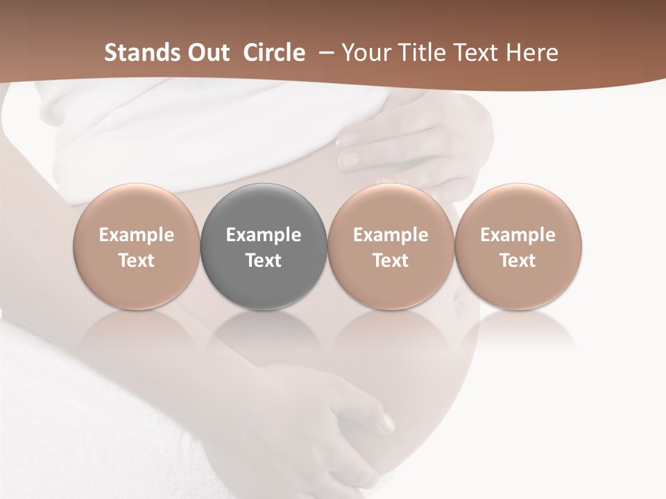 Hoping Body Belly PowerPoint Template
