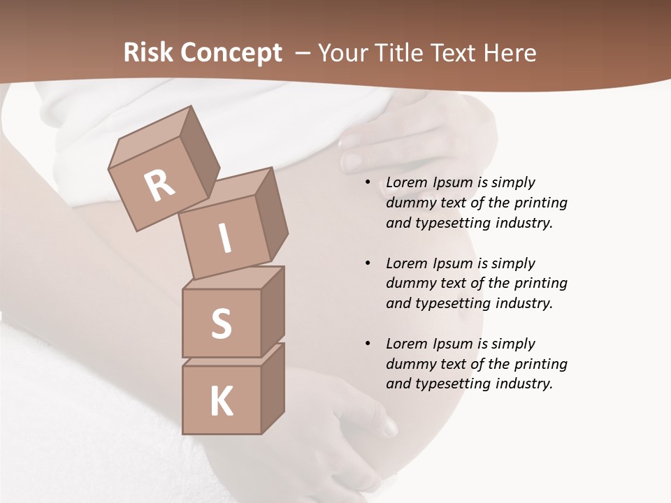 Hoping Body Belly PowerPoint Template