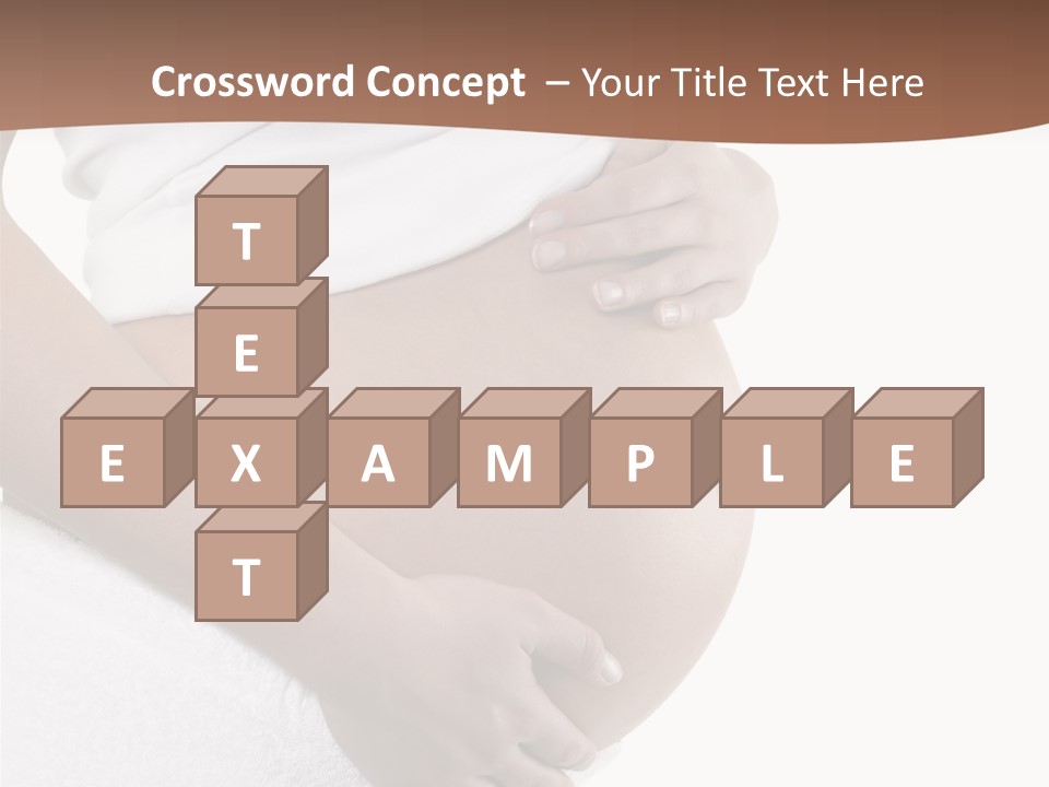 Hoping Body Belly PowerPoint Template