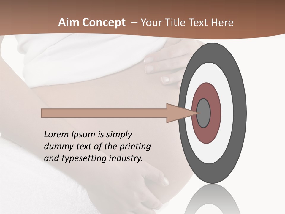 Hoping Body Belly PowerPoint Template