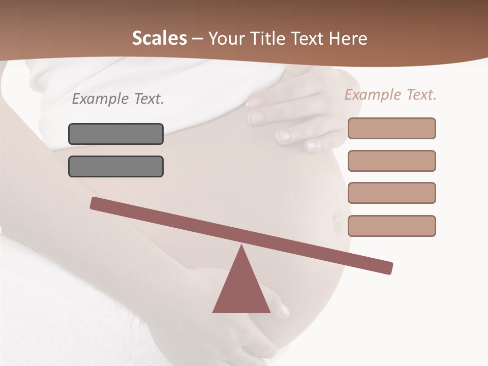 Hoping Body Belly PowerPoint Template