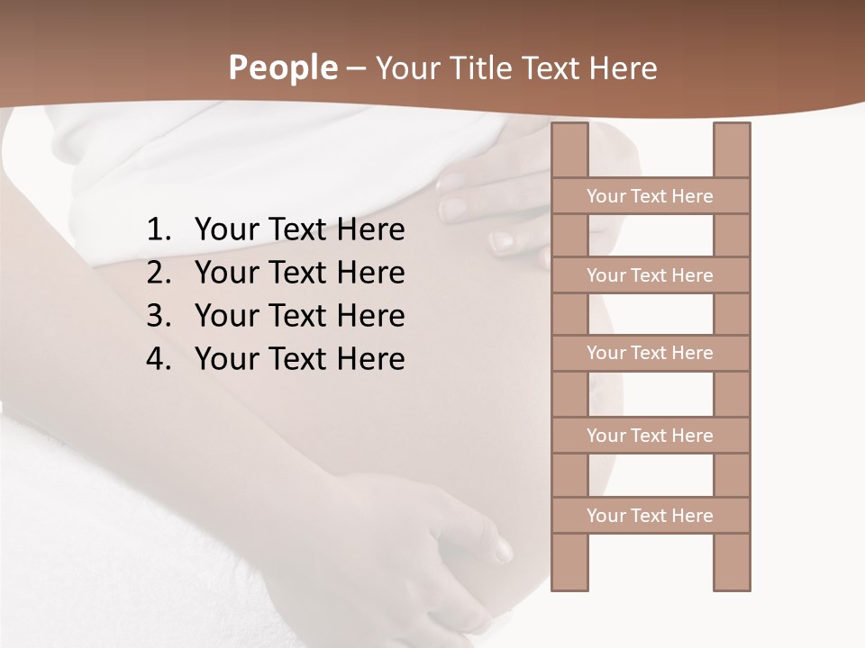 Hoping Body Belly PowerPoint Template