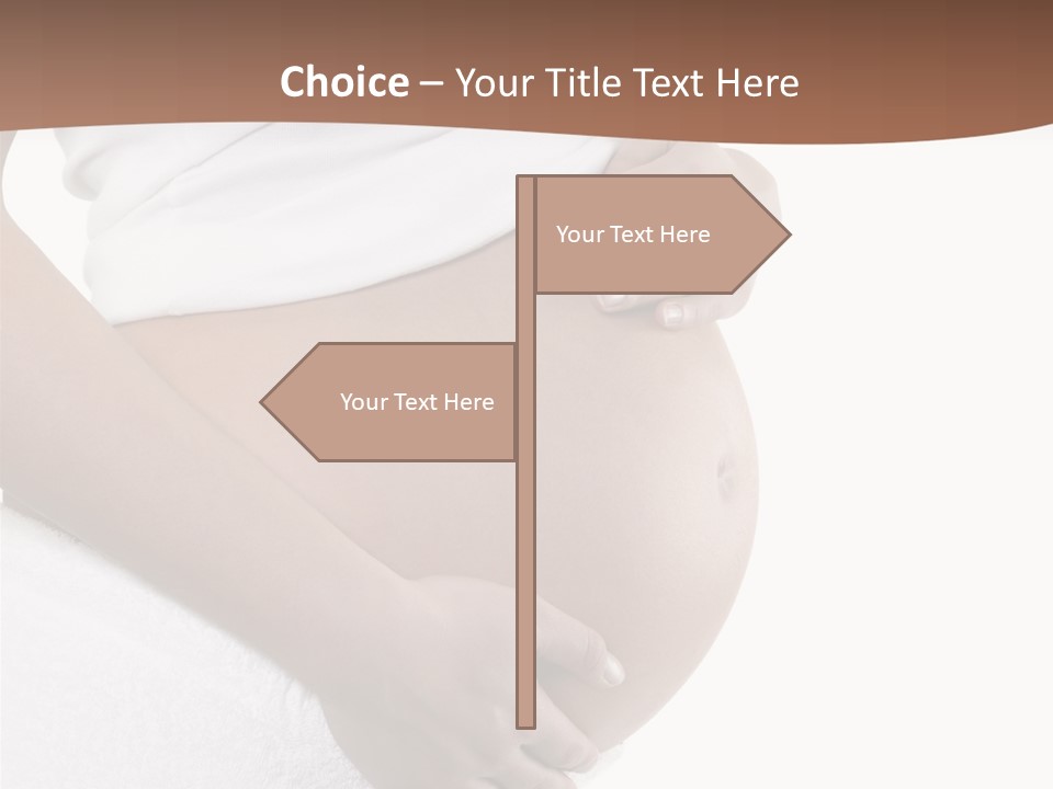 Hoping Body Belly PowerPoint Template