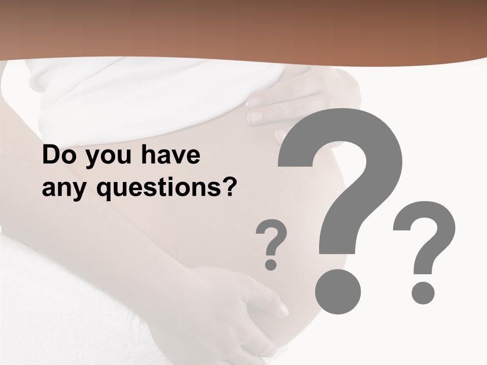 Hoping Body Belly PowerPoint Template