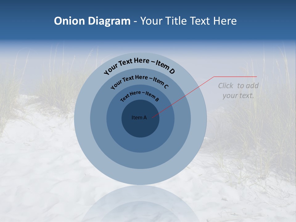 Sand Shore Florida PowerPoint Template