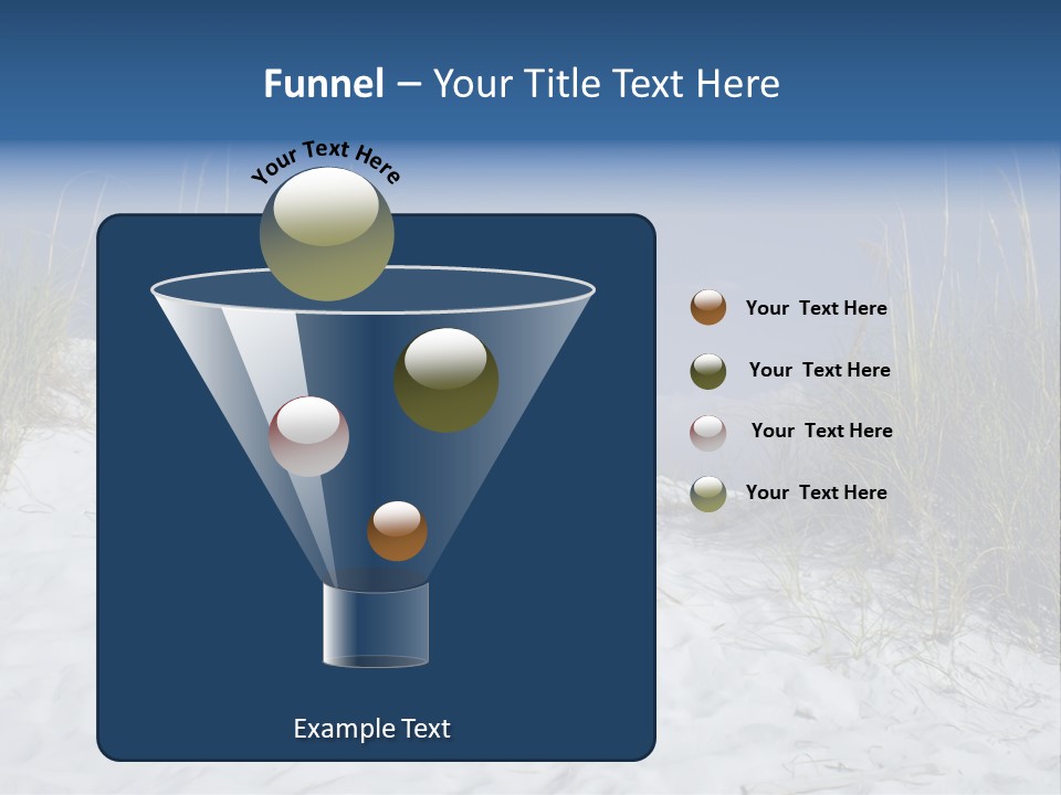 Sand Shore Florida PowerPoint Template